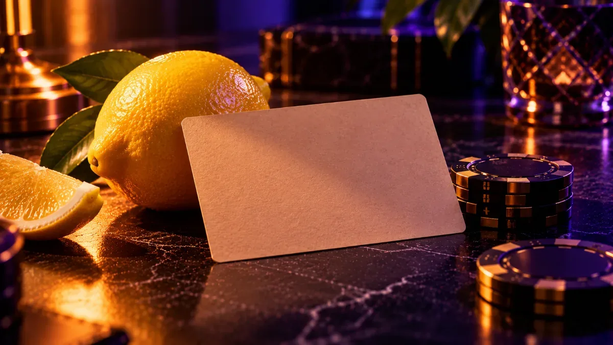 Lemon kasyno kody – kod promocyjny i warunki na biurku